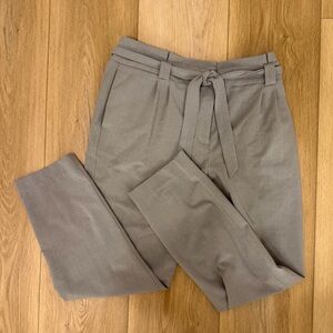 Calvin Klein Tie Waist Ankle Dress Pants